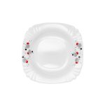 سرویس غذا خوری 25 پارچه اوپال هومیت طرح دیانا قرمز مربع - تصویر 2
