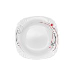 سرویس غذا خوری 25 پارچه اوپال هومیت طرح ملینا قرمز مربع - تصویر 2