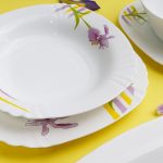 سرویس غذا خوری 25 پارچه اوپال هومیت طرح زنبق
