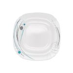 سرویس غذا خوری 25 پارچه اوپال هومیت طرح ملینا آبی مربع - تصویر 4
