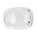 سرویس غذا خوری 25 پارچه اوپال هومیت طرح ملینا آبی مربع - تصویر 5
