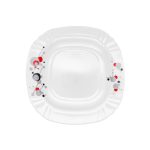 سرویس غذا خوری 25 پارچه اوپال هومیت طرح دیانا قرمز مربع - تصویر 4