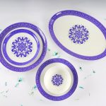 سرویس 25 پارچه چینی استخوانی طرح ترنج