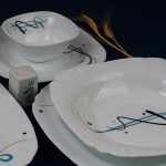 سرویس غذا خوری اوپال طرح آرشا فیروزه ای