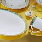 سرویس 25 پارچه چینی استخوانی طرح پرنیا