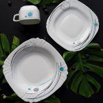سرویس غذا خوری اوپال طرح ملینا آبی مربع