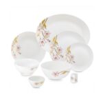 سرویس غذا خوری 38 پارچه اوپال هومیت طرح افرا صورتی