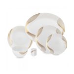 سرویس غذا خوری 28 پارچه اوپال هومیت طرح آیما طلایی - تصویر 2