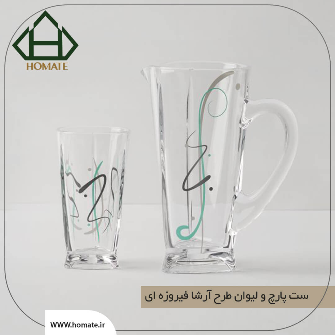 نحوه تمیز کردن ست پارچ و لیوان