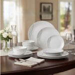 سرویس 25 پارچه اوپال هومیت طرح لونا فیروزه ای